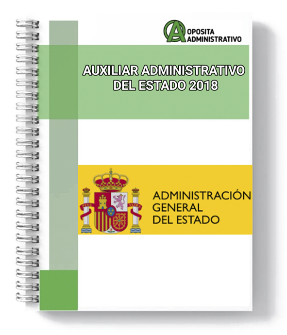 Exámen Auxiliar Administrativo Estado 2018