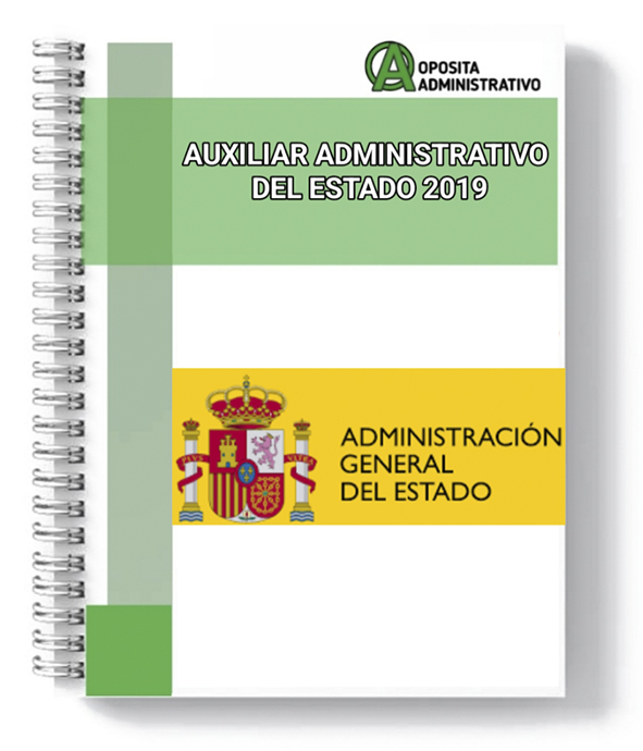 Exámen Auxiliar Administrativo Estado 2019